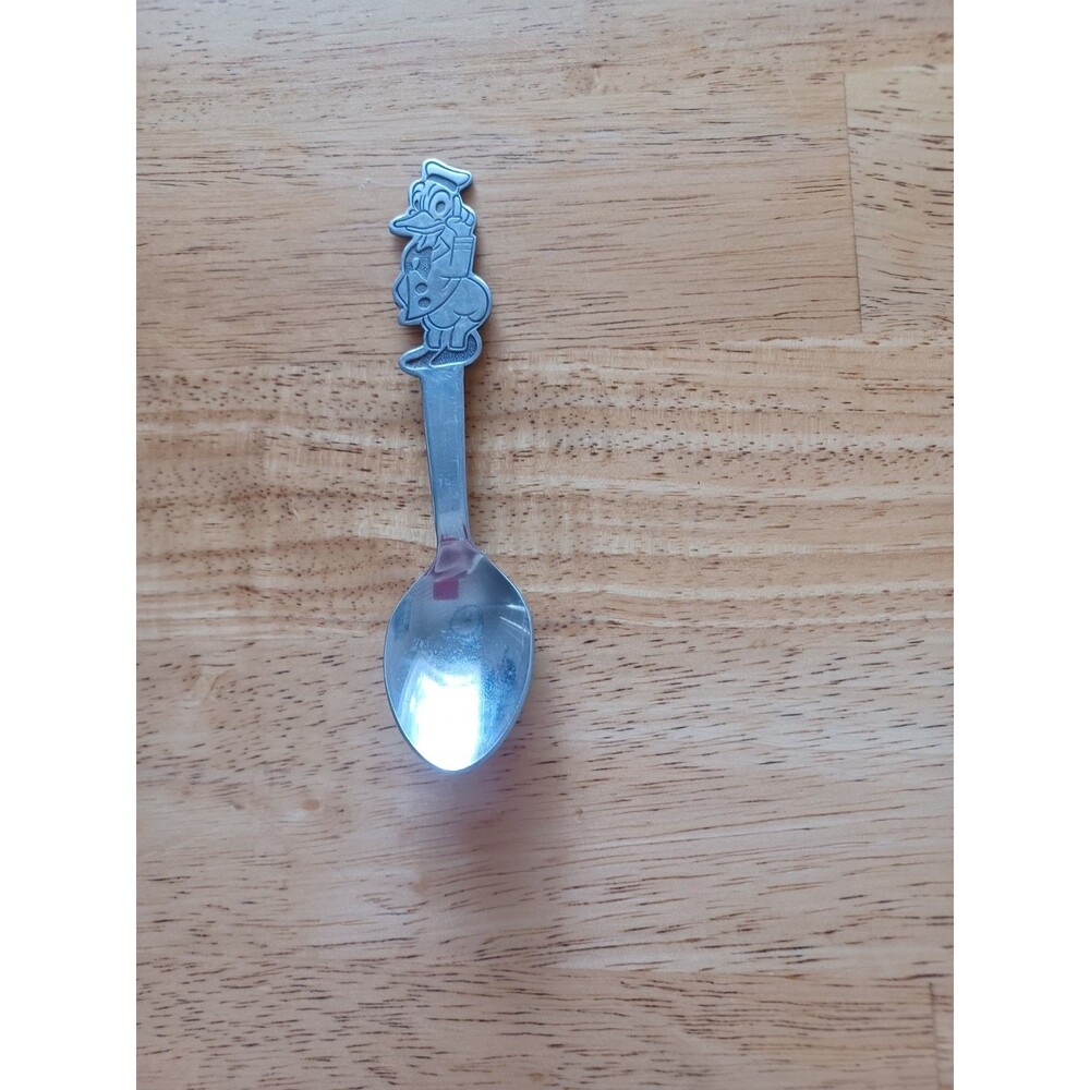 Vintage Japan By Bonny Donald Duck Walt Disney Stainless Steel Spoon